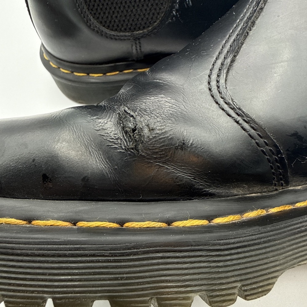 Dr Martens 2976 Women Air Wair Bouncing Soles Ankle Boots Black Sz 8 women 7 men - Picture 4 of 11